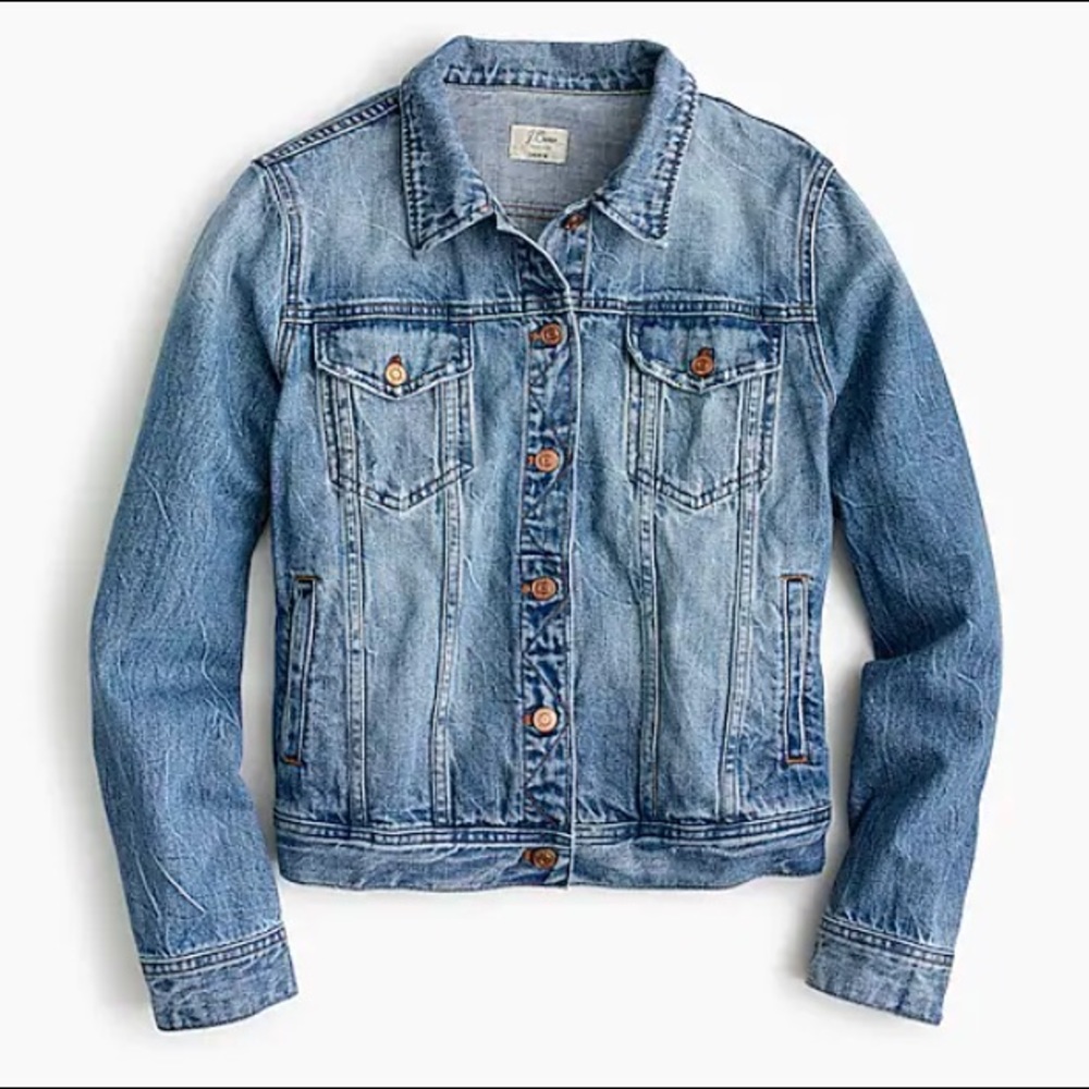 LN J.Crew Jean Jacket Denim M